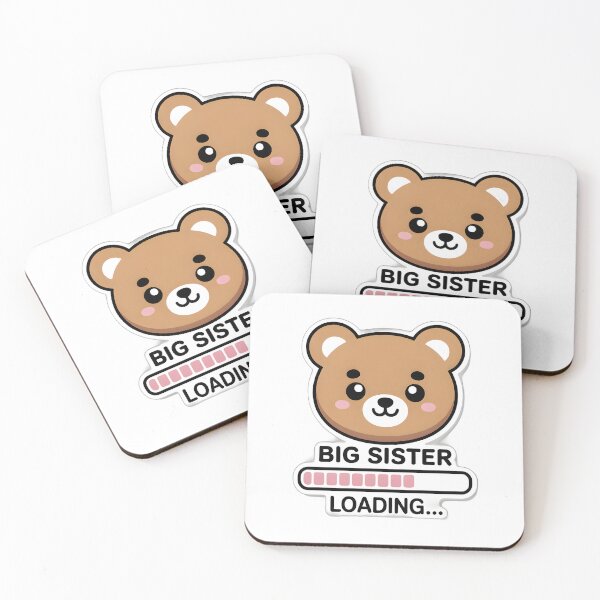 Item preview, Big Sister Loading Cute Bear Baby Announcement Gift Toddler Shirt designed and sold by LadySita.