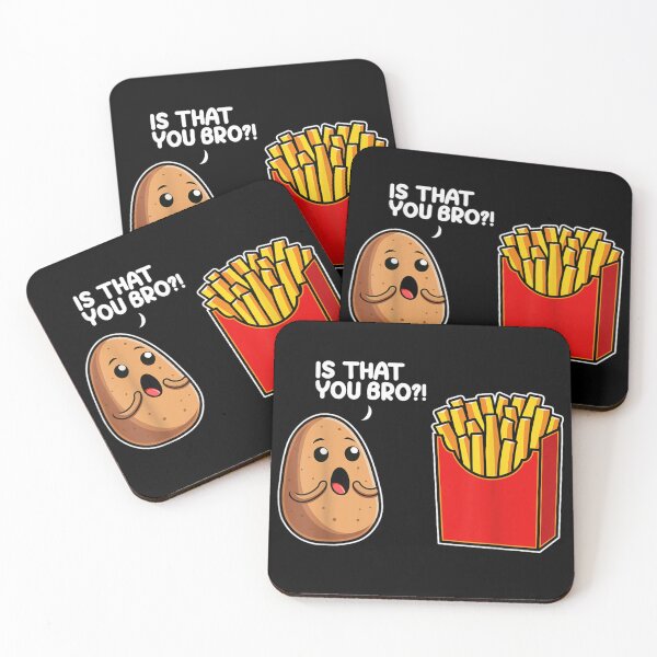 Item preview, Is That You Bro Funny Potato And French Fries Cute Kawaii Food Pun designed and sold by Buzzlekrun.