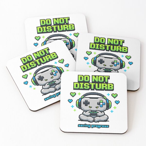 Item preview,  Do Not Disturb - Pixel Gamer Robot Saving Progress designed and sold by A-M-G-Shop.