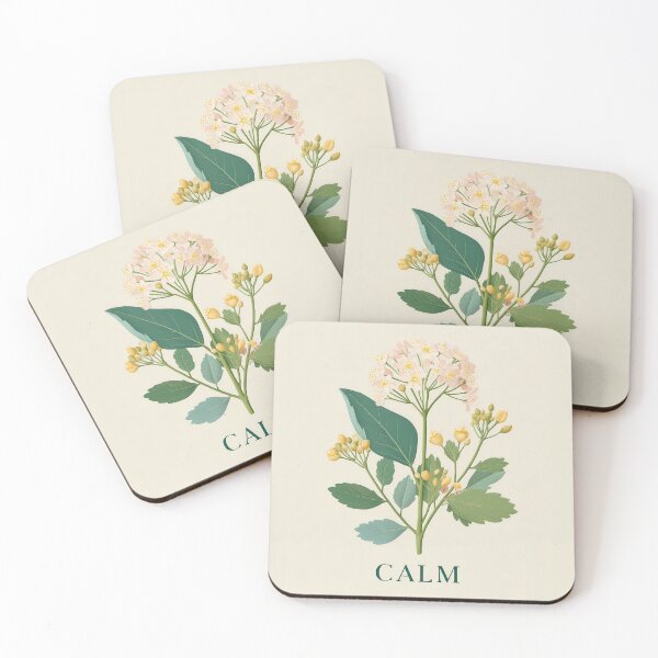 Item preview, Linden Blossom Calm – Minimal Floral Illustration with Soft Botanical Typography designed and sold by BobaBunny76.