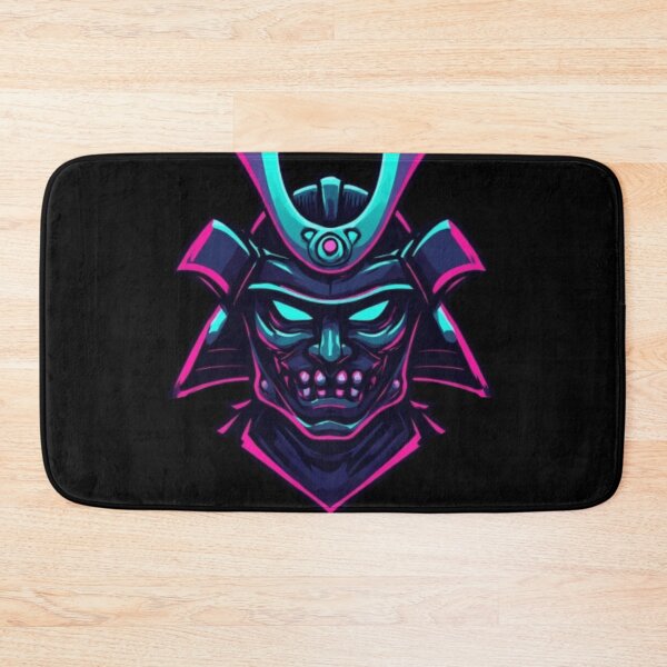 Item preview, Neon Cyber Samurai Mask designed and sold by Witty Moon.