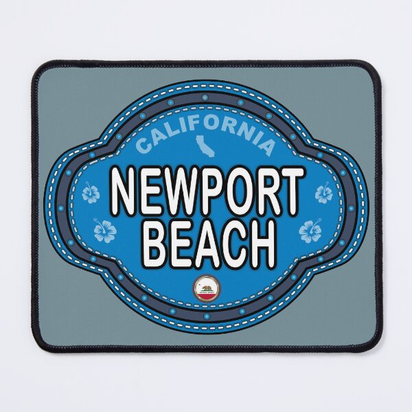 Item preview, Newport Beach California stitching effect designed and sold by studioss76.
