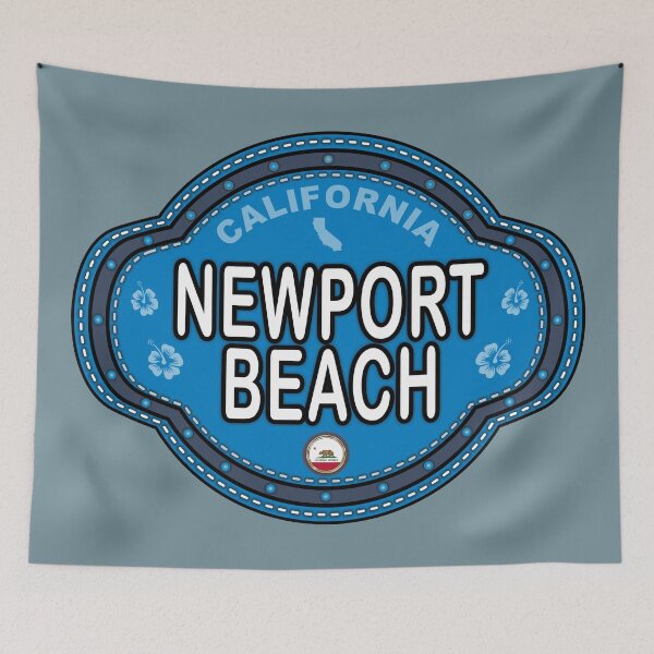 Item preview, Newport Beach California stitching effect designed and sold by studioss76.