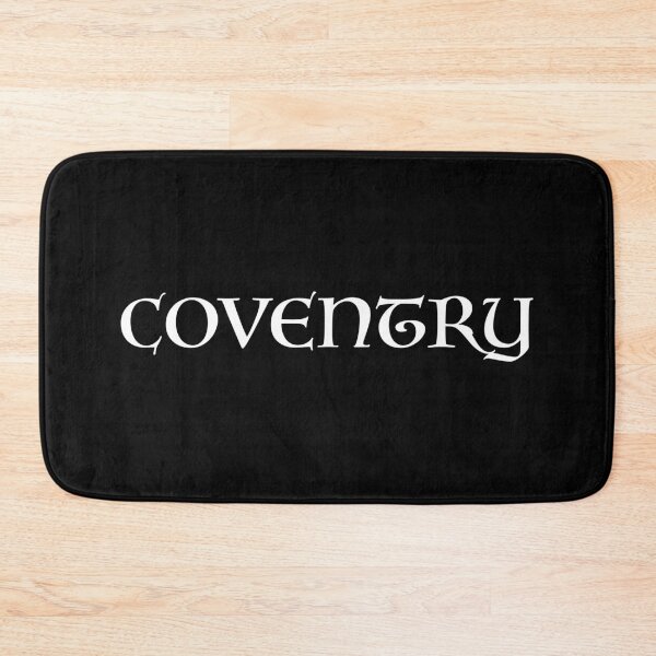 Item preview, Coventry old medieval style text (White) designed and sold by STUDIO-72.