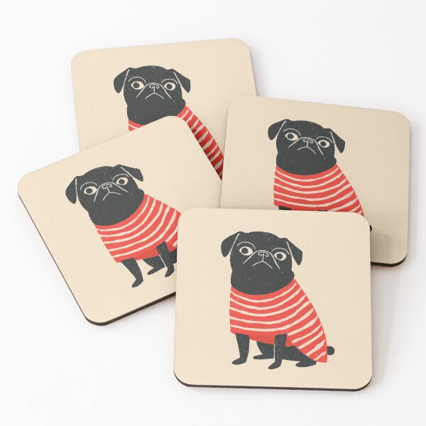 Item preview, Pug in Stripes Stuns Town designed and sold by Venon28.