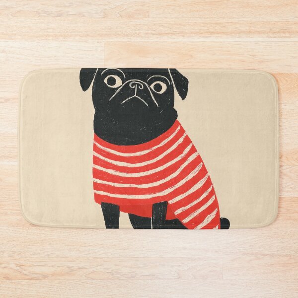 Item preview, Pug in Stripes Stuns Town designed and sold by Venon28.