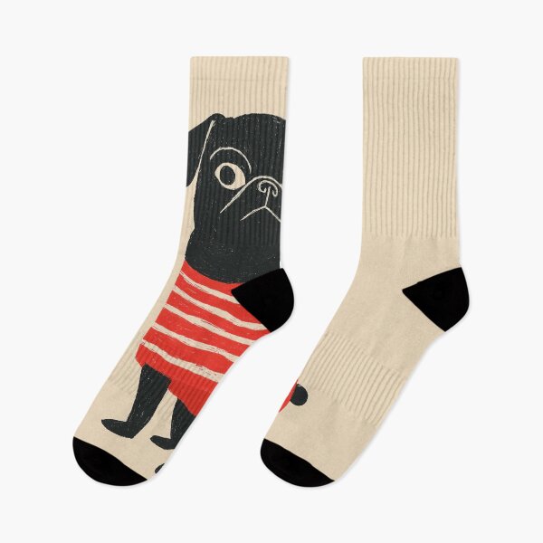 Item preview, Pug in Stripes Stuns Town designed and sold by Venon28.