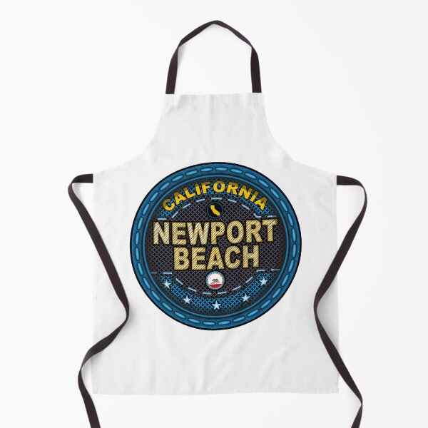 Item preview, Newport Beach California stitching effect blue designed and sold by studioss76.