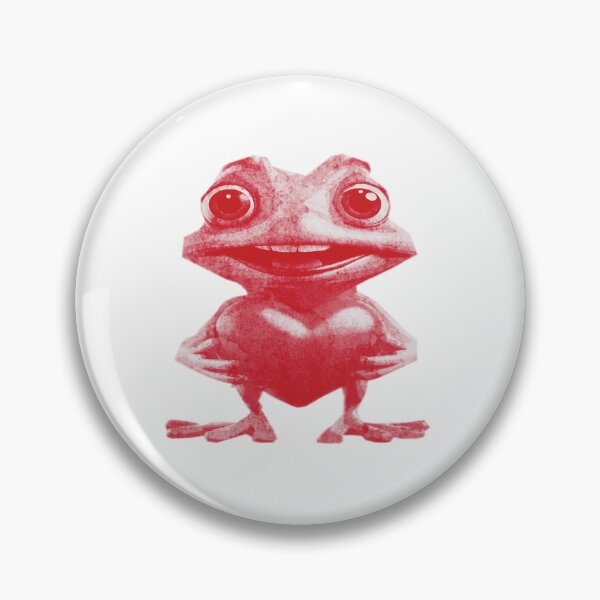 Item preview, Cute Frog Holding Heart designed and sold by kinpirks.