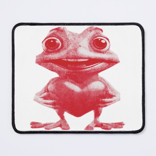 Item preview, Cute Frog Holding Heart designed and sold by kinpirks.