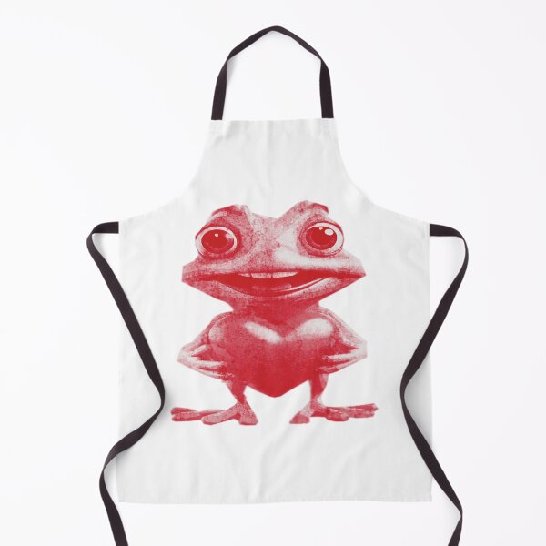 Item preview, Cute Frog Holding Heart designed and sold by kinpirks.