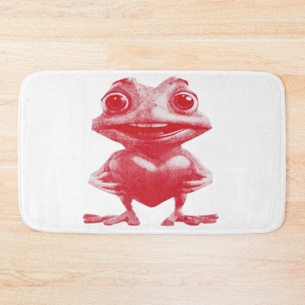 Item preview, Cute Frog Holding Heart designed and sold by kinpirks.