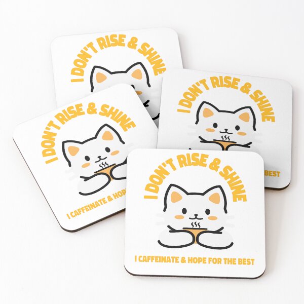 Item preview, Cat Coffee Morning Meme designed and sold by Farmon52nd.