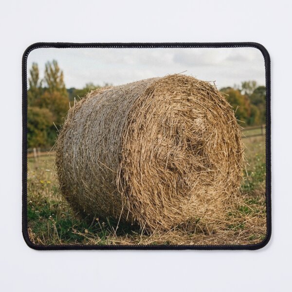Item preview, A solitary bale of hay in a field. designed and sold by Malisa345.