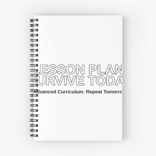 Item preview, Funny Teacher Shirt - Lesson Plan Survive Today Gift designed and sold by houseoflushella.