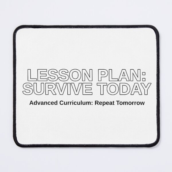 Item preview, Funny Teacher Shirt - Lesson Plan Survive Today Gift designed and sold by houseoflushella.