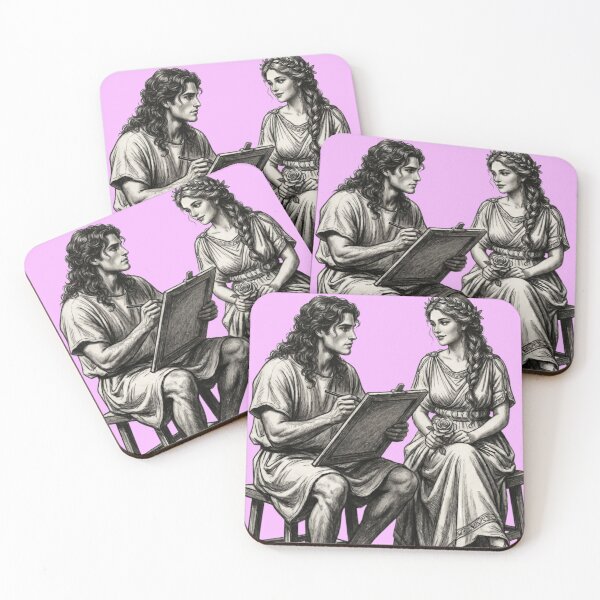 Item preview, A young man and a young woman. designed and sold by PP&RAINBOW SHOP.