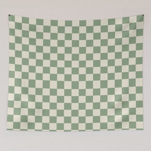 Item preview, Sage Green Checkerboard Pattern designed and sold by American Spirit.