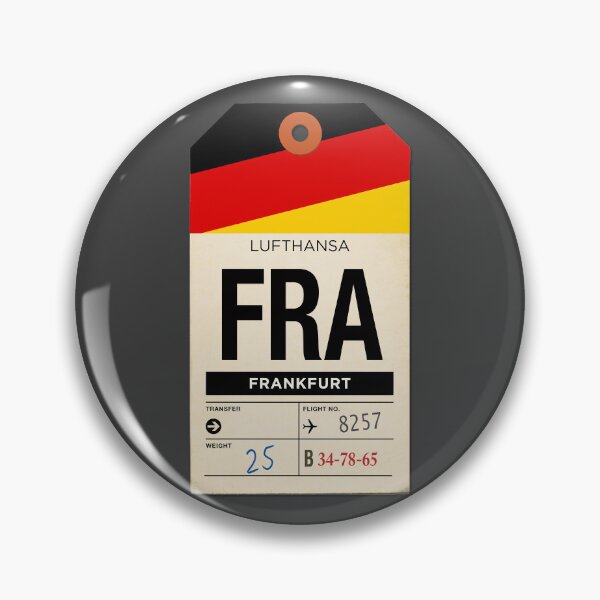 Item preview, Frankfurt Luggage Tag - Travel Adventure Wanderlust designed and sold by -Koleidescope.