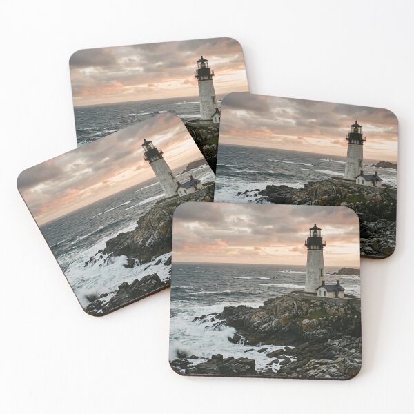 Item preview, A solitary lighthouse facing the ocean. designed and sold by Malisa345.