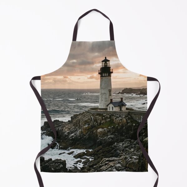 Item preview, A solitary lighthouse facing the ocean. designed and sold by Malisa345.