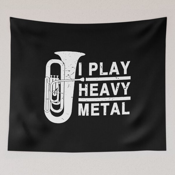 Item preview, Tuba Heavy Metal Brass Band Funny Quote Tubist designed and sold by Lenny Stahl.