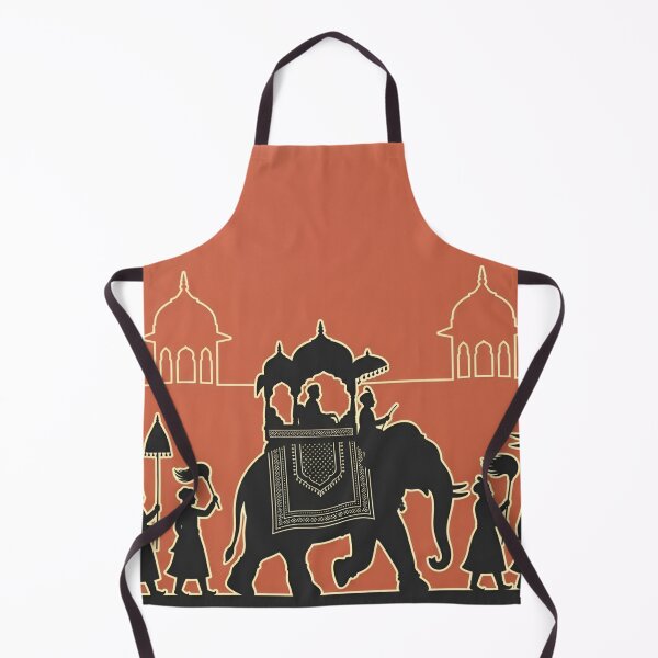 Item preview, Royal Rajput Elephant Procession Heritage Silhouette designed and sold by RajRang.