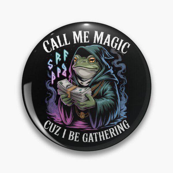Item preview, Call Me Magic Frog — Cuz I Be Gathering V27 designed and sold by DarylWelsh2024.