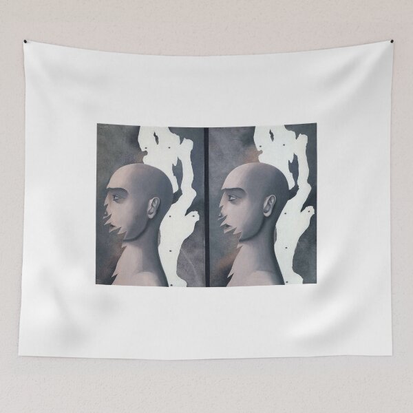 Item preview, The End of Contemplation Magritte Surreal Art designed and sold by MirelaSorescu.