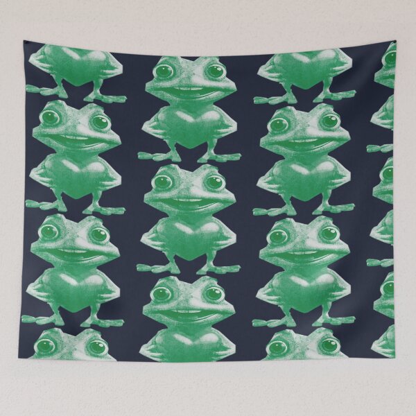 Item preview, Cute Frog Holding Heart designed and sold by kinpirks.