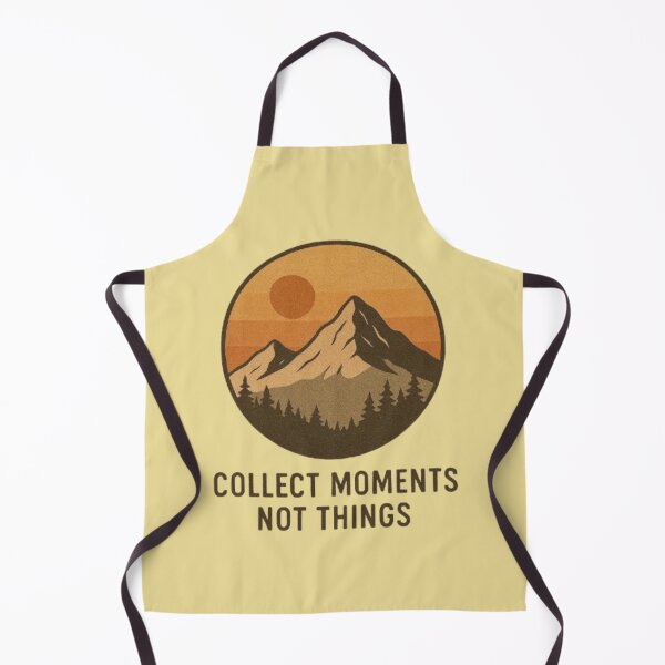 Item preview, Collect Moments Not Things – Mountain Sunset Emblem designed and sold by Dogandesighn.