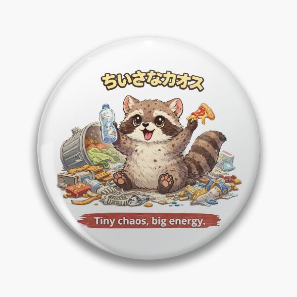 Item preview, Tiny Chaos, Big Raccoon Energy designed and sold by AlvelinaCP.