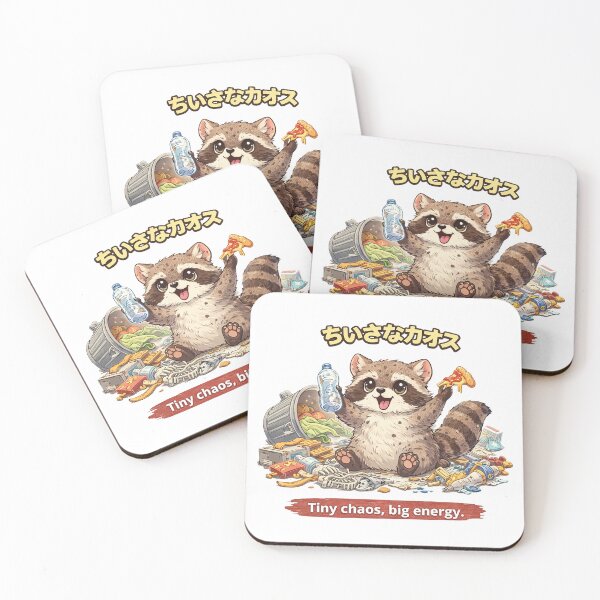 Item preview, Tiny Chaos, Big Raccoon Energy designed and sold by AlvelinaCP.