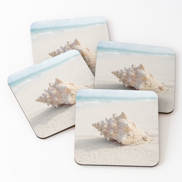 Item preview, Seashell on white sand. designed and sold by Malisa345.