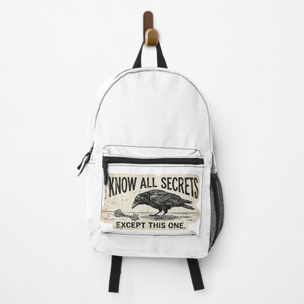 Item preview, Mysterious Raven - I Know All Secrets - Vintage Crow Sticker designed and sold by Mr. Pawsome.