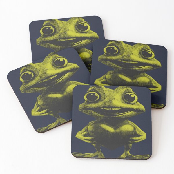 Item preview, Cute Frog Holding Heart designed and sold by kinpirks.