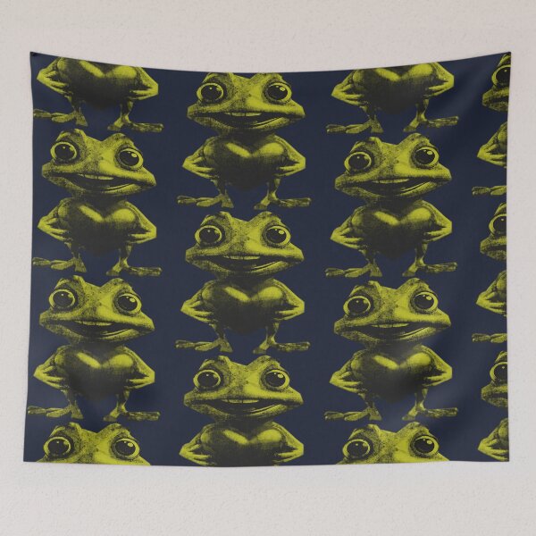 Item preview, Cute Frog Holding Heart designed and sold by kinpirks.