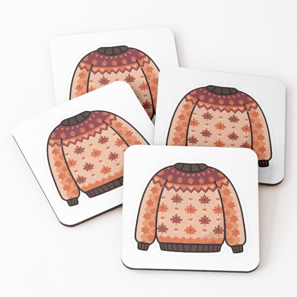 Item preview, Knit Sweater Sticker — Cottagecore Autumn Aesthetic Decal for Laptop, Journal & Mug designed and sold by Stick_It_With_Love.