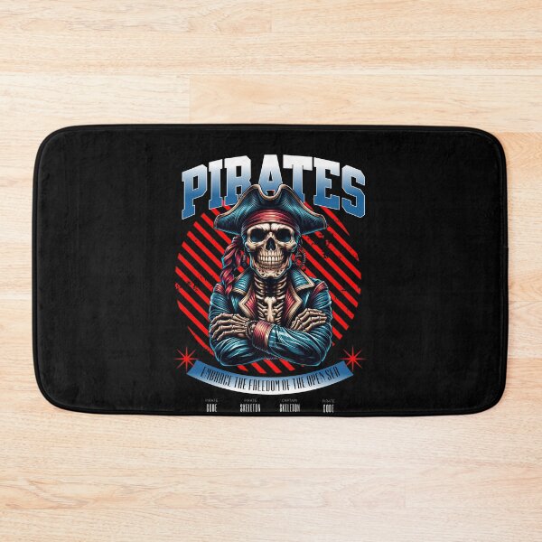 Item preview, pirate skull designed and sold by wildforcedesign.