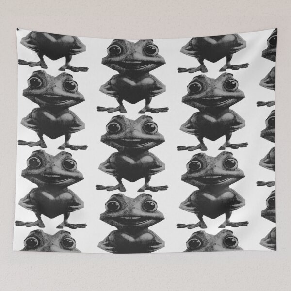 Item preview, Cute Frog Holding Heart designed and sold by kinpirks.