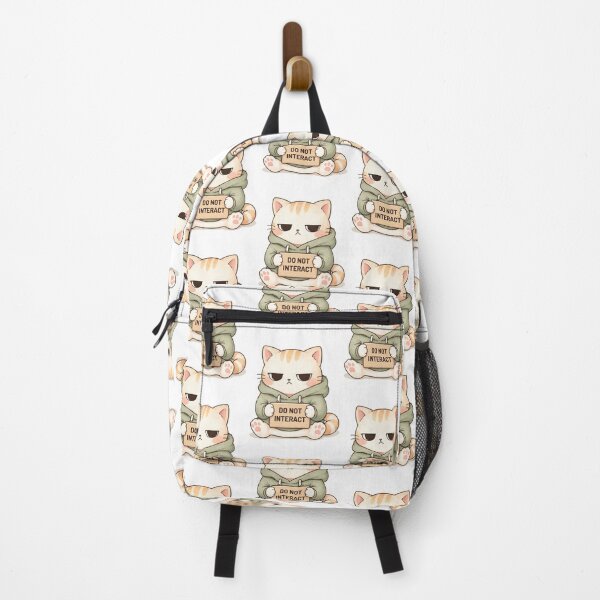 Item preview, Do Not Interact Cat | Cute Kawaii Aesthetic | Introvert Boundaries Design designed and sold by The Mood Index.