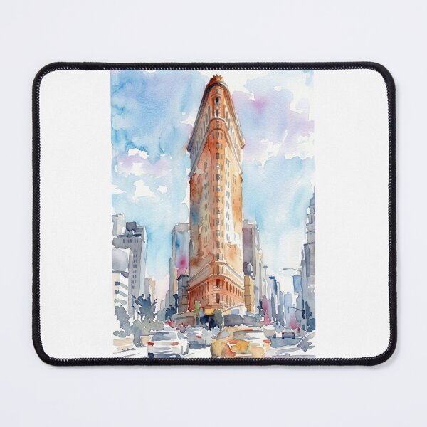 Item preview, Flatiron Building New York City Watercolor designed and sold by caracatita75.