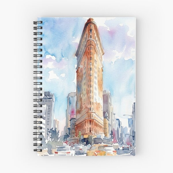 Item preview, Flatiron Building New York City Watercolor designed and sold by caracatita75.