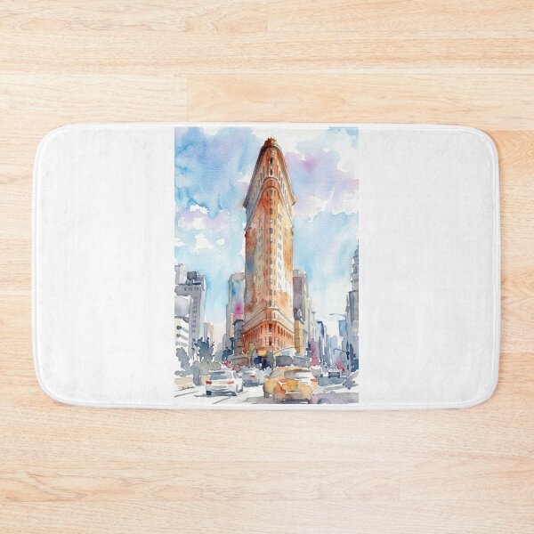Item preview, Flatiron Building New York City Watercolor designed and sold by caracatita75.