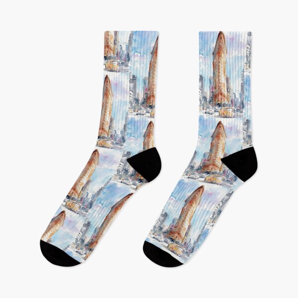 Item preview, Flatiron Building New York City Watercolor designed and sold by caracatita75.