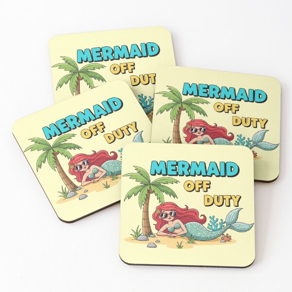 Item preview, Mermaid Off Duty – Relaxed Beach Mermaid Summer Design designed and sold by Sea Gem.