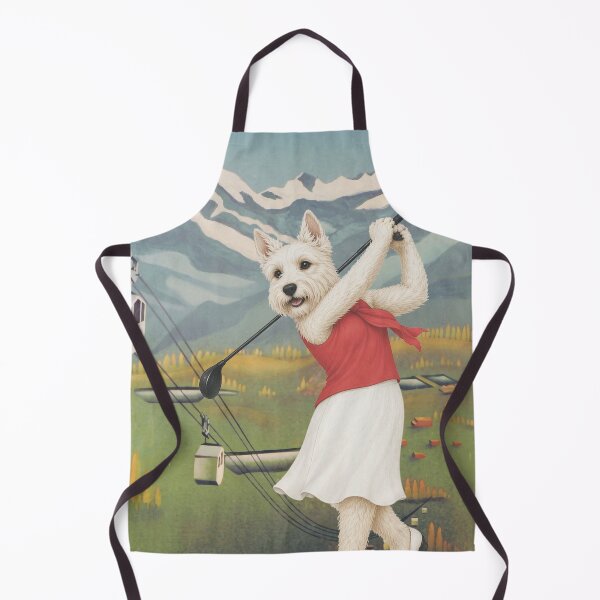 Item preview, Vintage Golf Poster Crans Montana designed and sold by CJChronicles.