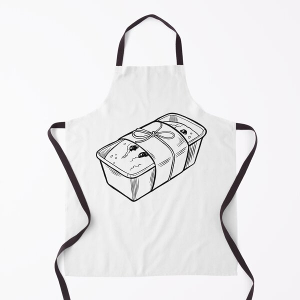 Item preview, Baked loaf of bread in a container tied with string on a simple background designed and sold by Ms. Iryna.