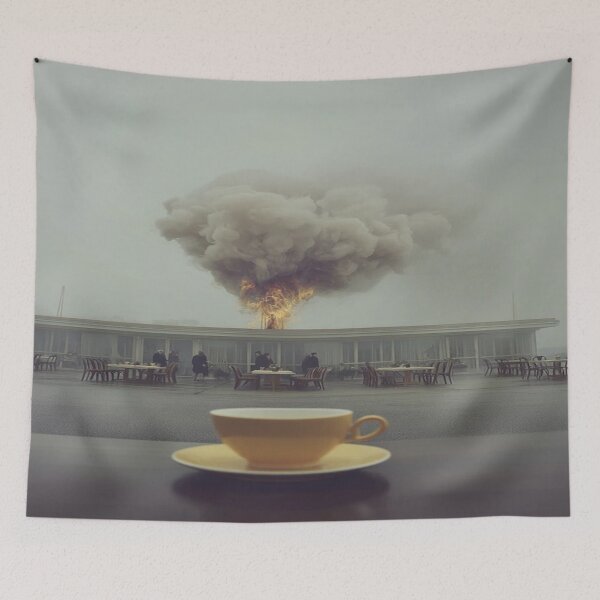 Item preview, Ochre Equilibrium — Breakfast at the End of the World designed and sold by Overthinker9.