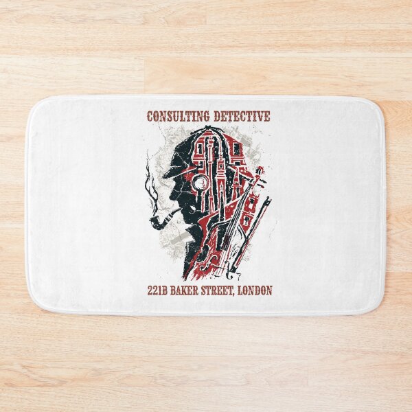 Item preview, Consulting Detective 221B Baker Street London Sherlock Holmes designed and sold by Fenay Designs.